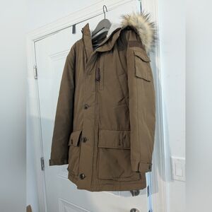 Chic Trendy Mens Warm J Crew Nordic Down Parka Jacket xs